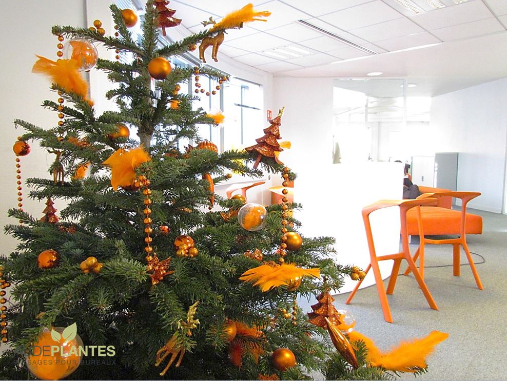 deco sapin orange